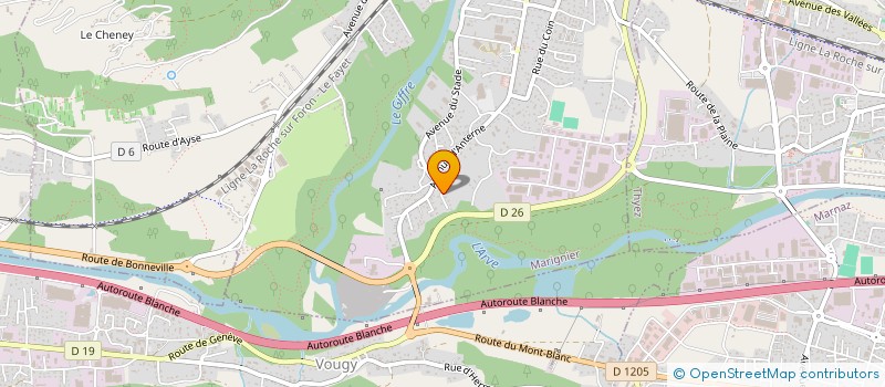 localisation de l'entreprise HERGEST à MARIGNIER