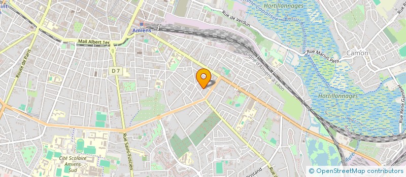 localisation de l'entreprise HERGNIES VOLTAIRE à AMIENS
