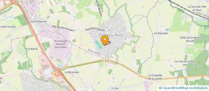 localisation de l'entreprise HERGWEN  SAINT-MALO