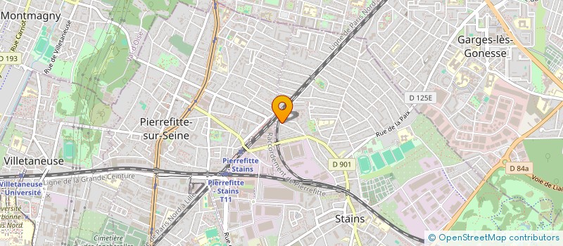 localisation de l'entreprise HERHES à STAINS