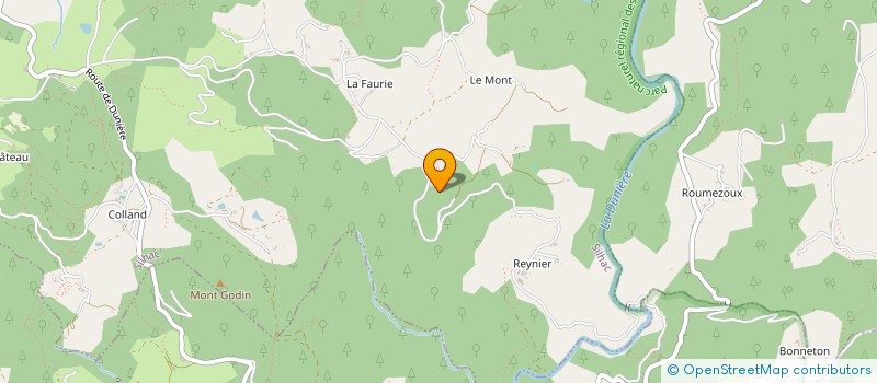localisation de l'entreprise HERI à VERNOUX-EN-VIVARAIS