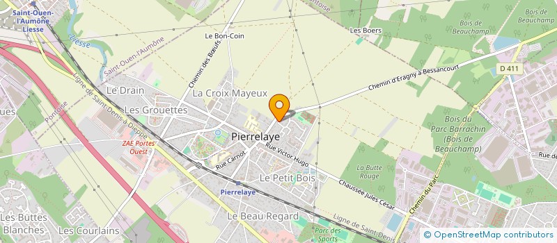 localisation de l'entreprise HERIA GROUP  PIERRELAYE