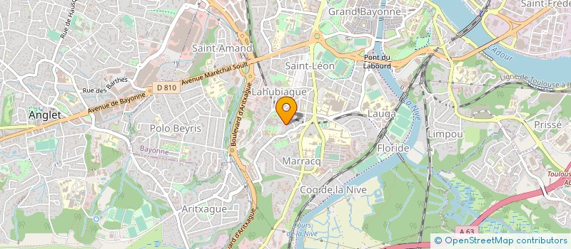 localisation de l'entreprise HERIANE  BAYONNE