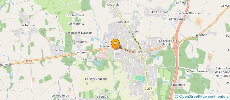 localisation de l'entreprise HERIC OPTIC  HERIC