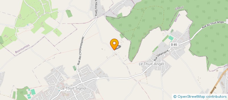 localisation de l'entreprise HERICHER  LE THUIT DE L'OISON