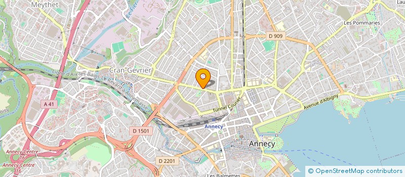 localisation de l'entreprise HERICLAS IMMOBILIER à ANNECY