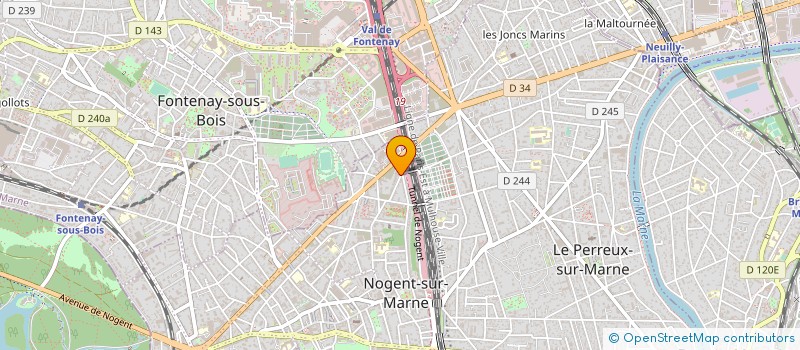 localisation de l'entreprise HERICOURT  NOGENT-SUR-MARNE