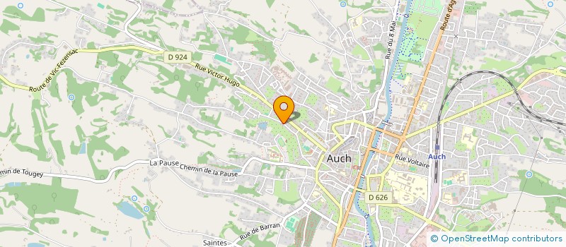 localisation de l'entreprise HERILUPA à AUCH