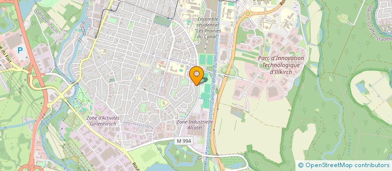 localisation de l'entreprise HERIMA SAS  ILLKIRCH-GRAFFENSTADEN