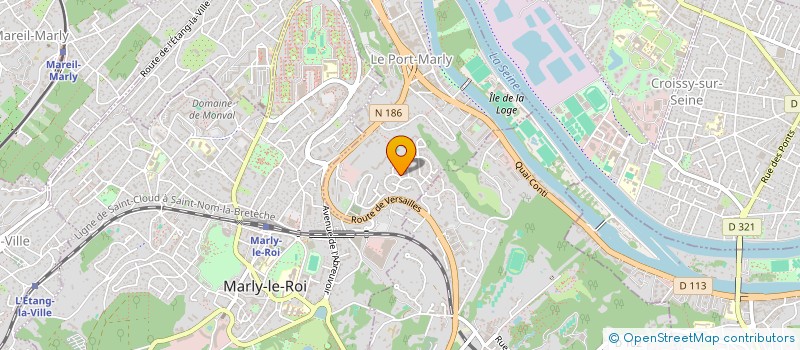 localisation de l'entreprise HERIMMO 1  LE PORT-MARLY