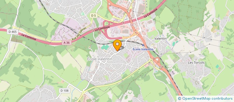 localisation de l'entreprise HERIMMO  ECOLE-VALENTIN