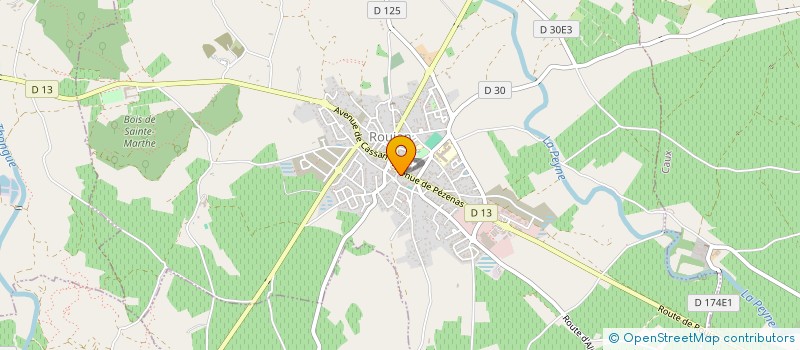 localisation de l'entreprise HERIMMO  ROUJAN