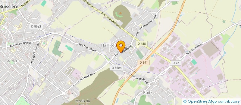 localisation de l'entreprise HERIMMO  HAILLICOURT