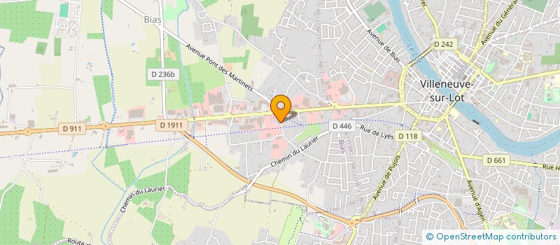 localisation de l'entreprise HERIN  BIAS