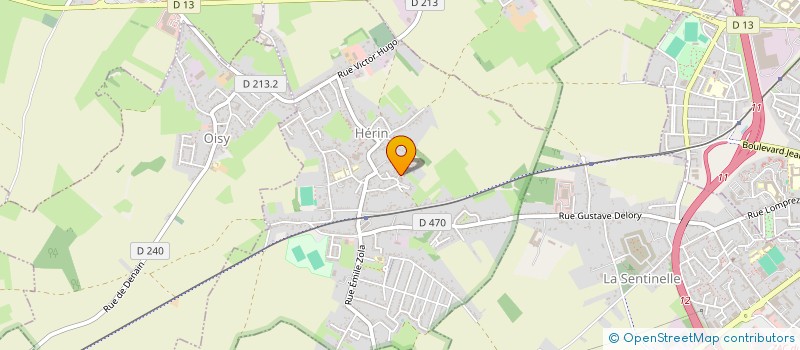 localisation de l'entreprise HERIN PETANQUE CLUB (HPC)  HERIN