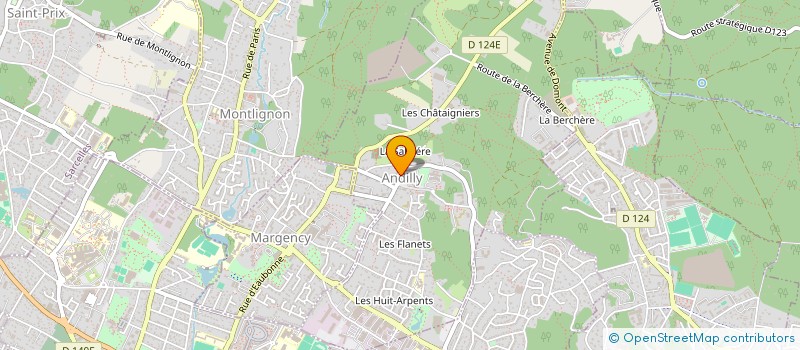 localisation de l'entreprise HERINELLE à ANDILLY