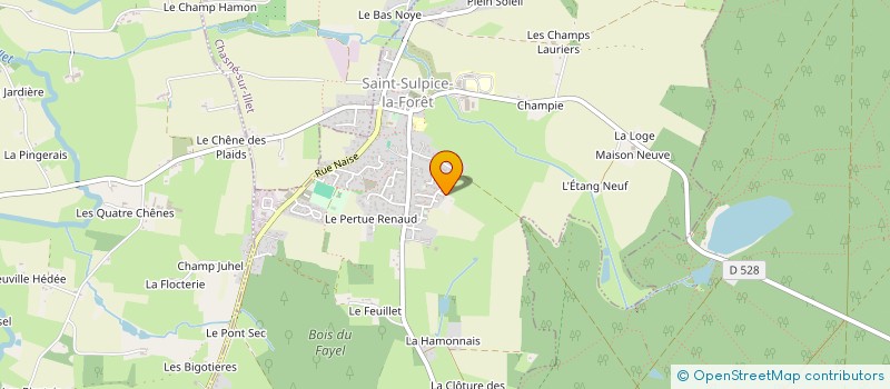 localisation de l'entreprise HERINOE  SAINT-SULPICE-LA-FORET