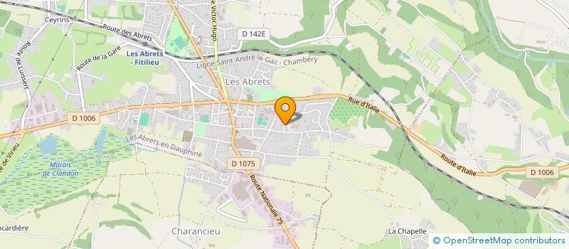 localisation de l'entreprise HERIPADE  LES ABRETS-EN-DAUPHINE