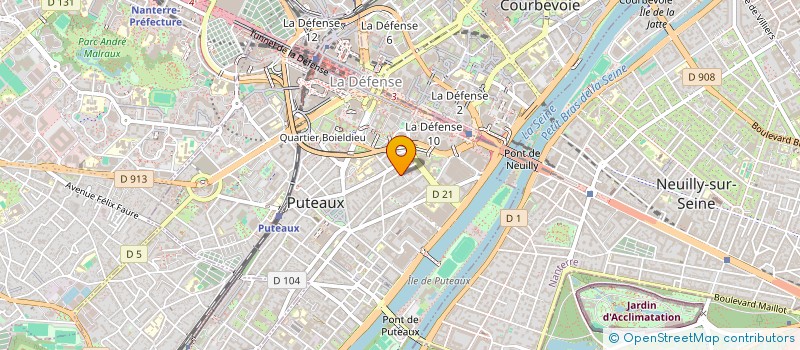 localisation de l'entreprise HERISON à PUTEAUX
