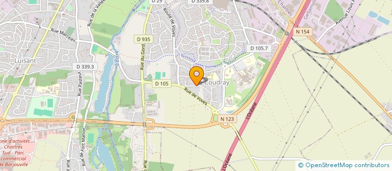localisation de l'entreprise HERISSON à LE COUDRAY