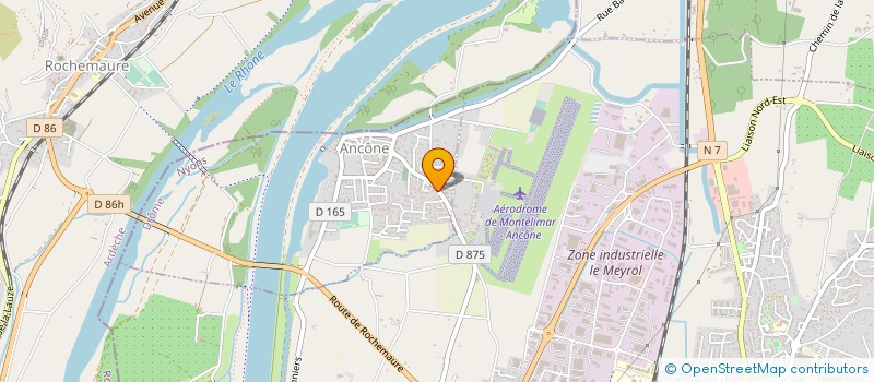 localisation de l'entreprise HERISSON  ANCONE