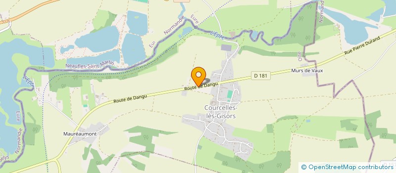 localisation de l'entreprise HERISSON  COURCELLES-LES-GISORS