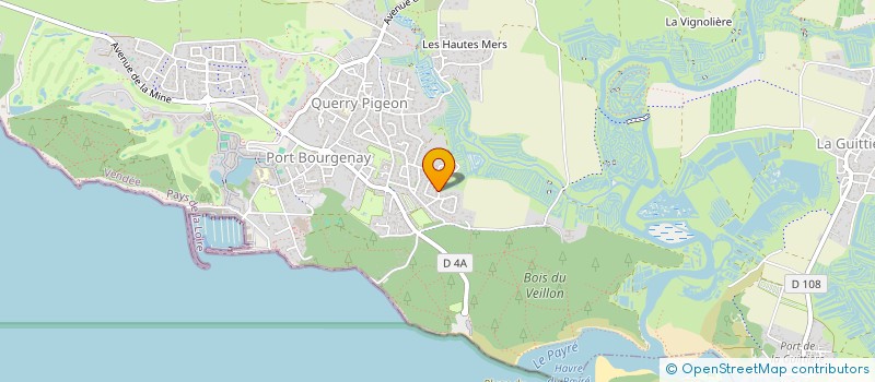 localisation de l'entreprise HERISSON 85  AVRILLE