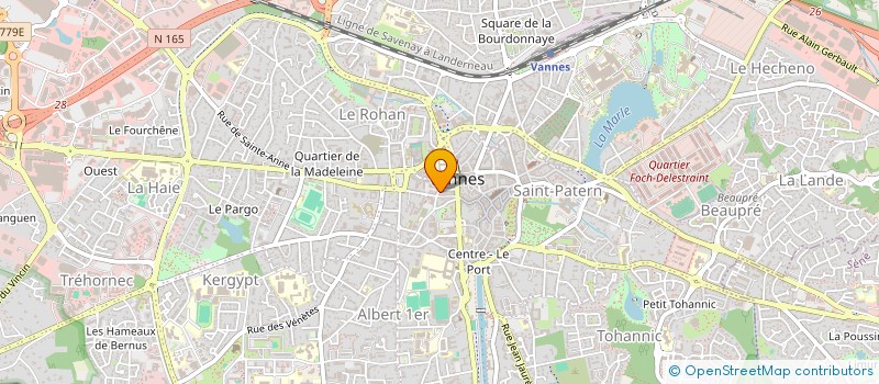 localisation de l'entreprise HERISSON à VANNES