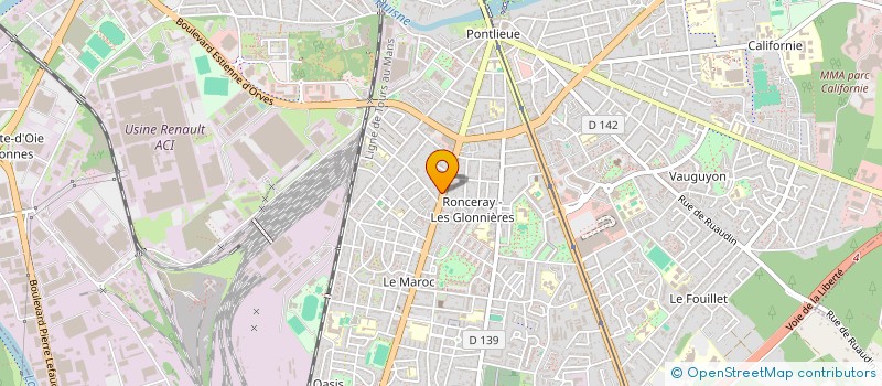 localisation de l'entreprise HERISSON  LE MANS