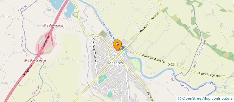 localisation de l'entreprise HERISSON BELLOR à MAZERES
