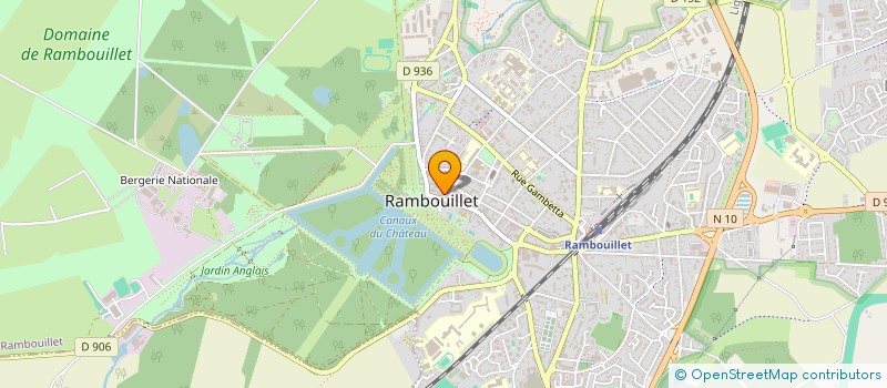 localisation de l'entreprise HERISSON & D. CO  RAMBOUILLET