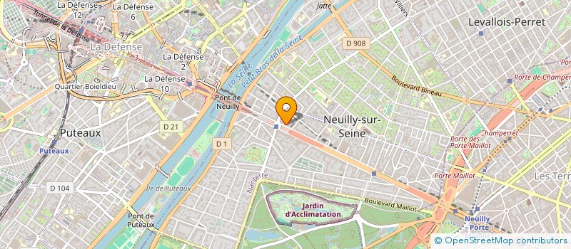 localisation de l'entreprise HERISSON ET LIBELLULES à NEUILLY-SUR-SEINE