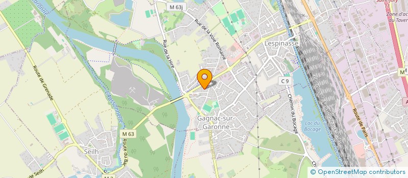 localisation de l'entreprise HERISSON PRIMEUR à GAGNAC-SUR-GARONNE