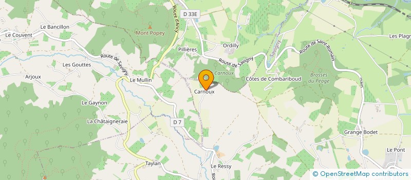 localisation de l'entreprise HERISSON REBELLE PRODUCTION  SAVIGNY