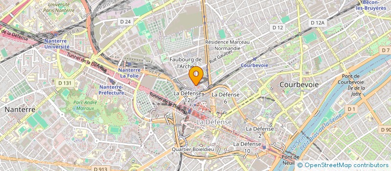 localisation de l'entreprise HERITAGE 2 à COURBEVOIE