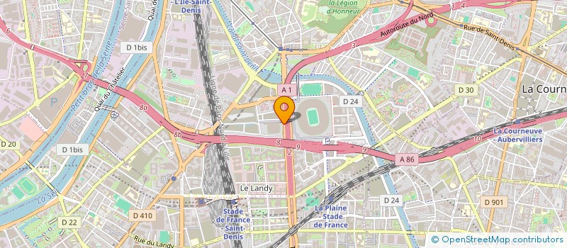 localisation de l'entreprise HERITAGE 2024 PLONGEON & NATATION CENTRE AQUATIQUE OLYMPIQUE METROPOLE GRAND PARIS SAINT DENIS  SAINT-DENIS