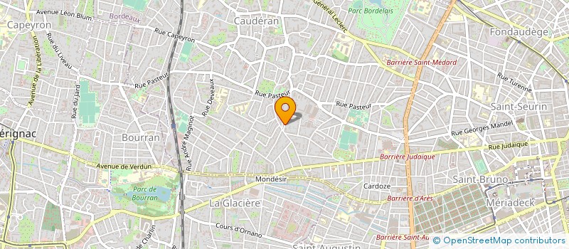 localisation de l'entreprise HERITAGE à BORDEAUX