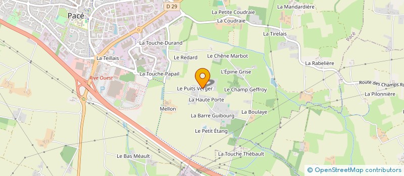localisation de l'entreprise HERITAGE  PACE
