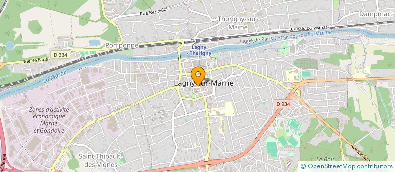 localisation de l'entreprise HERITAGE à LAGNY-SUR-MARNE