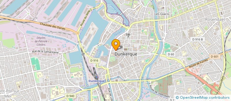 localisation de l'entreprise HERITAGE à DUNKERQUE
