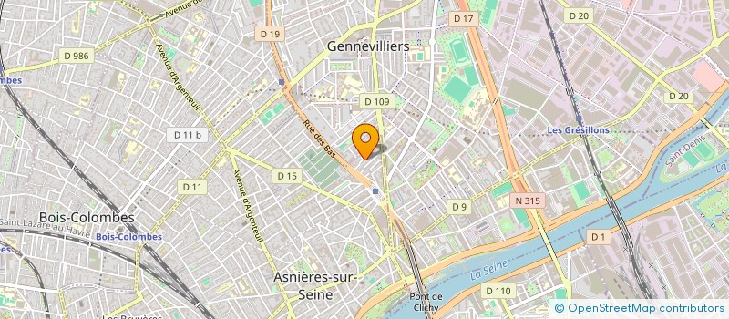 localisation de l'entreprise HERITAGE BMN à ASNIERES-SUR-SEINE