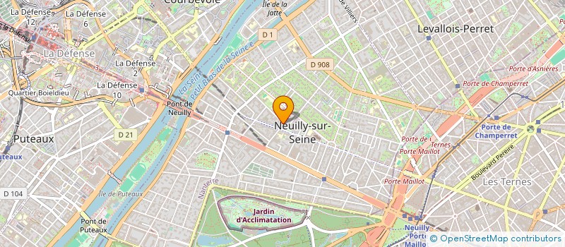 localisation de l'entreprise HERITAGE COMMUN à NEUILLY-SUR-SEINE