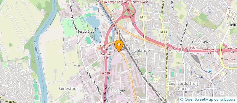 localisation de l'entreprise HERITAGE DISTRIBUTION  TOULOUSE