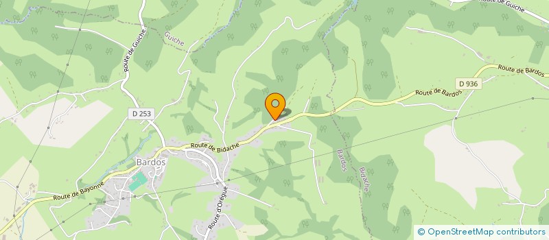 localisation de l'entreprise HERITAGE ECONOMIE CONSTRUCTION  BARDOS