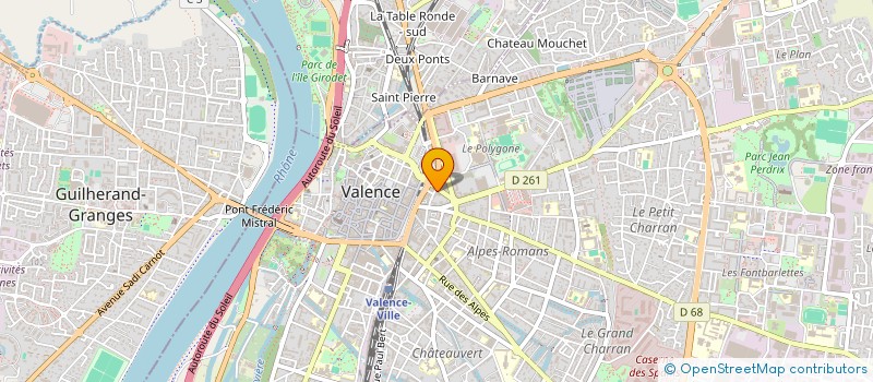 localisation de l'entreprise HERITAGE ET CREATION DE DROME  VALENCE