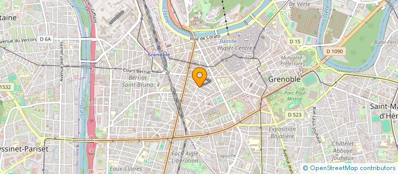 localisation de l'entreprise HERITAGE ET CREATION DE ISERE  GRENOBLE