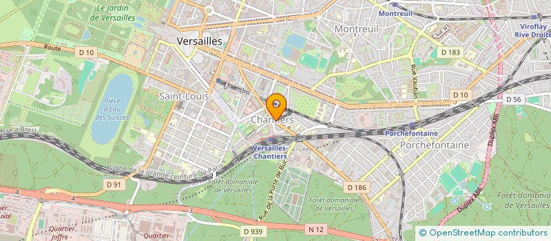 localisation de l'entreprise HERITAGE ET CREATION DE YVELINES  VERSAILLES