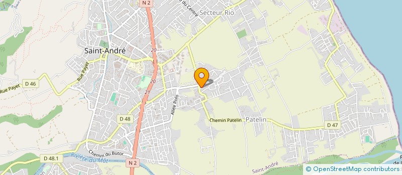 localisation de l'entreprise HERITAGE FRANCE REUNION INDE  SAINT-ANDRE