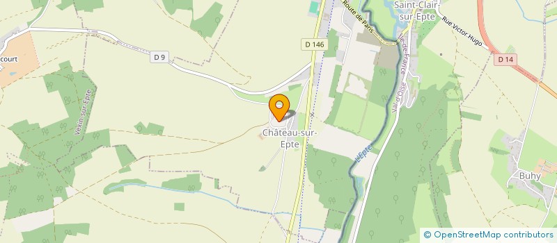 localisation de l'entreprise HERITAGE HISTORIQUE  CHATEAU-SUR-EPTE