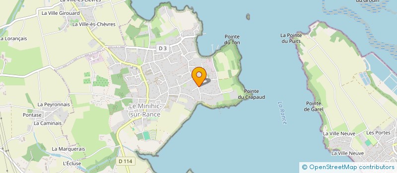 localisation de l'entreprise HERITAGE & INNOVATION  LE MINIHIC-SUR-RANCE